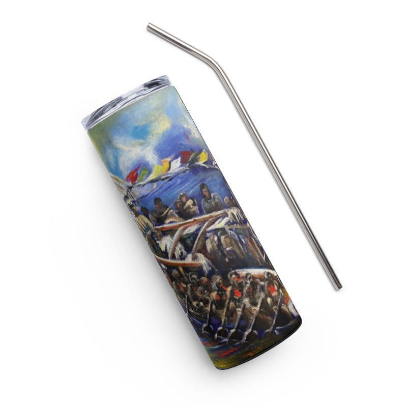 History Of Rivers State Art Print Stainless Steel Tumbler