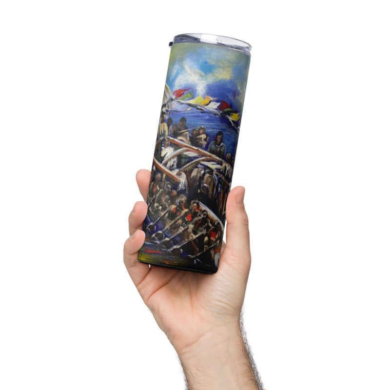 History Of Rivers State Art Print Stainless Steel Tumbler