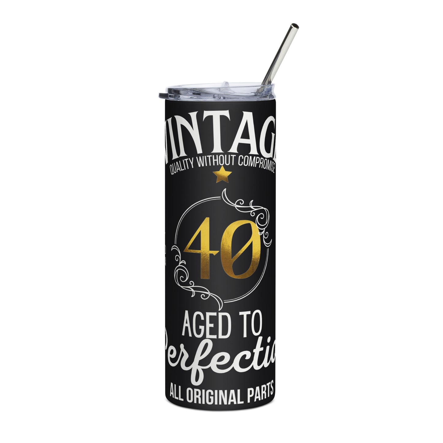 40th Birthday Stainless Steel Tumbler