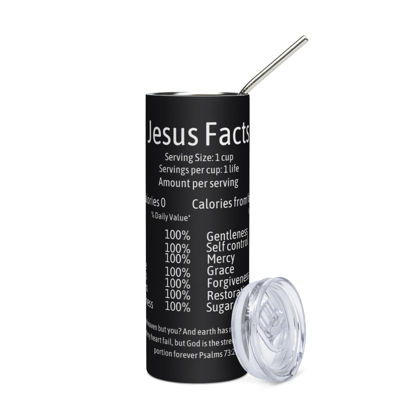 Jesus Facts Stainless Steel Tumbler