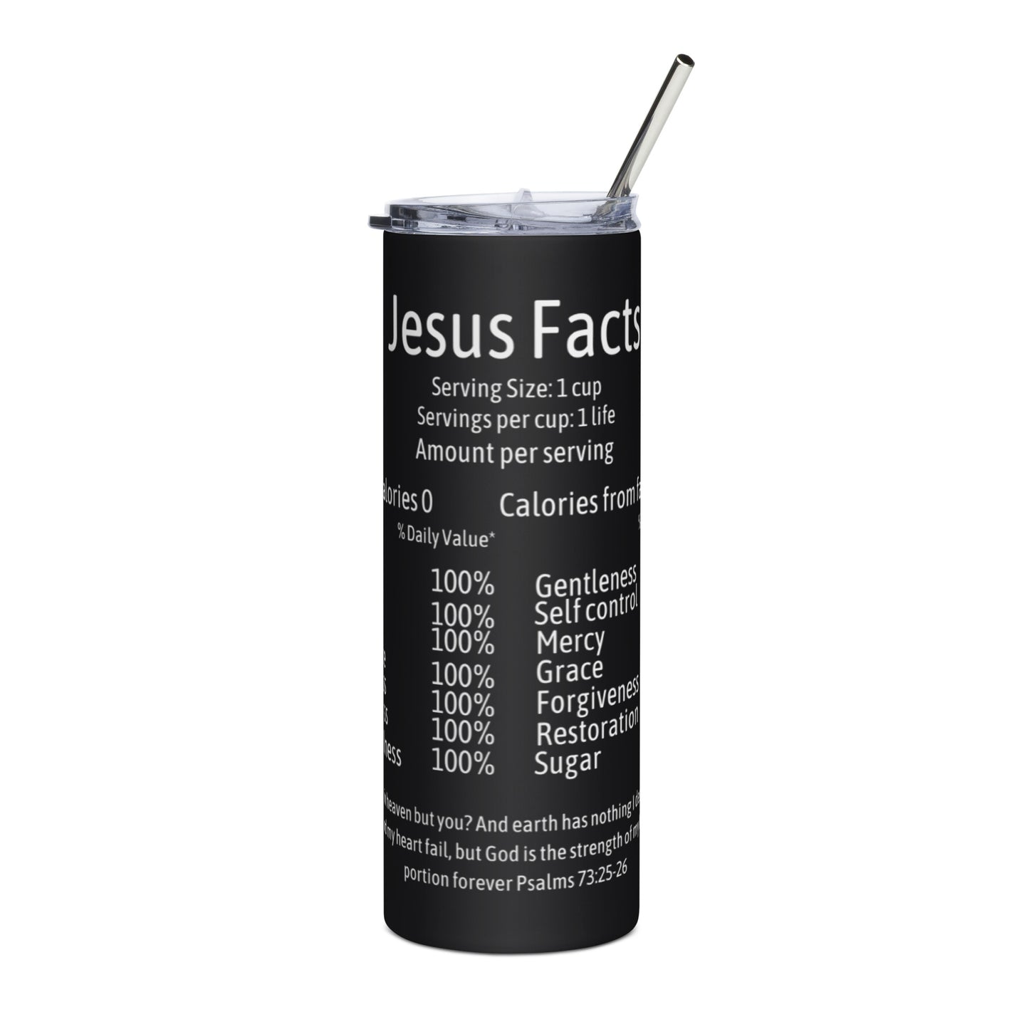 Jesus Facts Stainless Steel Tumbler