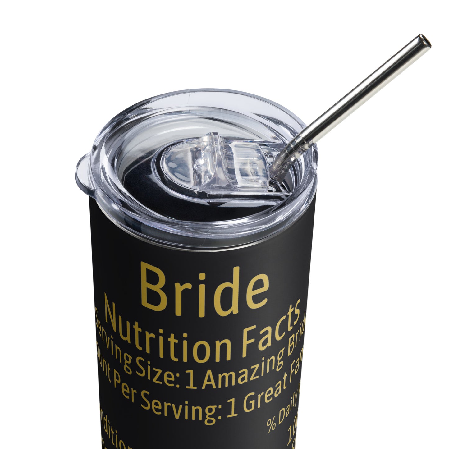 Bride Nutrition Facts Tumbler