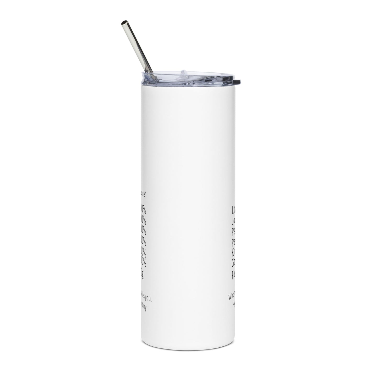 Jesus Facts Stainless Steel Tumbler