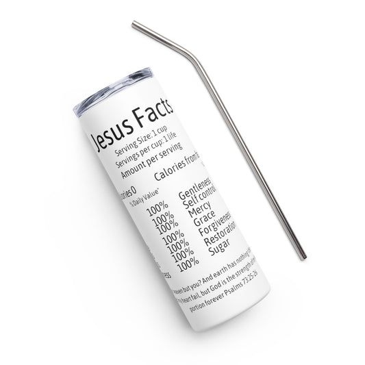 Jesus Facts Stainless Steel Tumbler