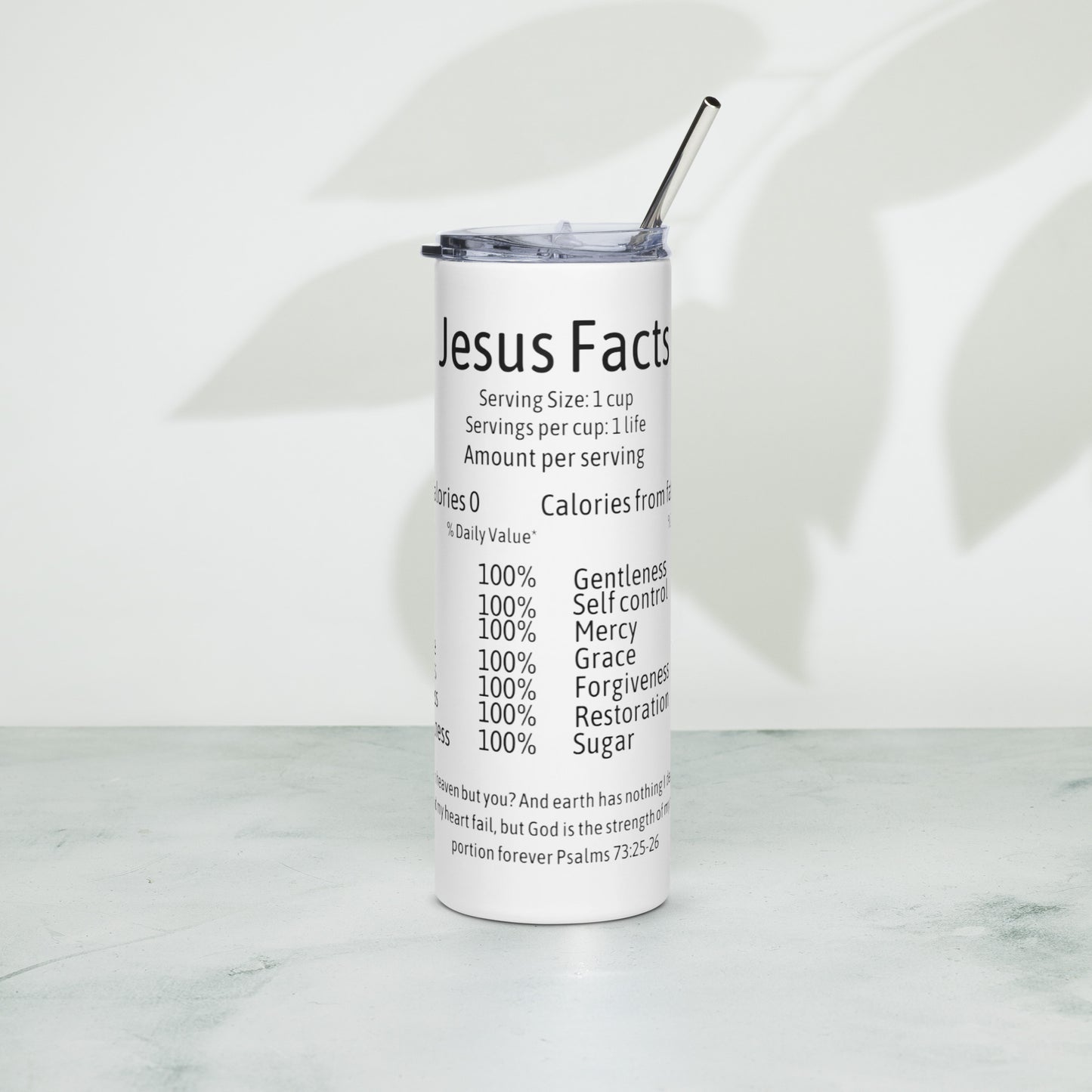 Jesus Facts Stainless Steel Tumbler