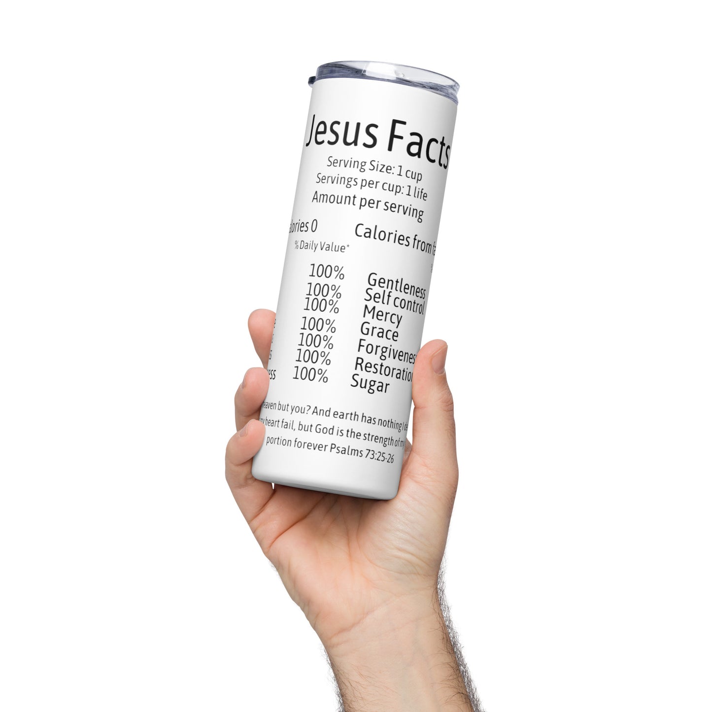 Jesus Facts Stainless Steel Tumbler