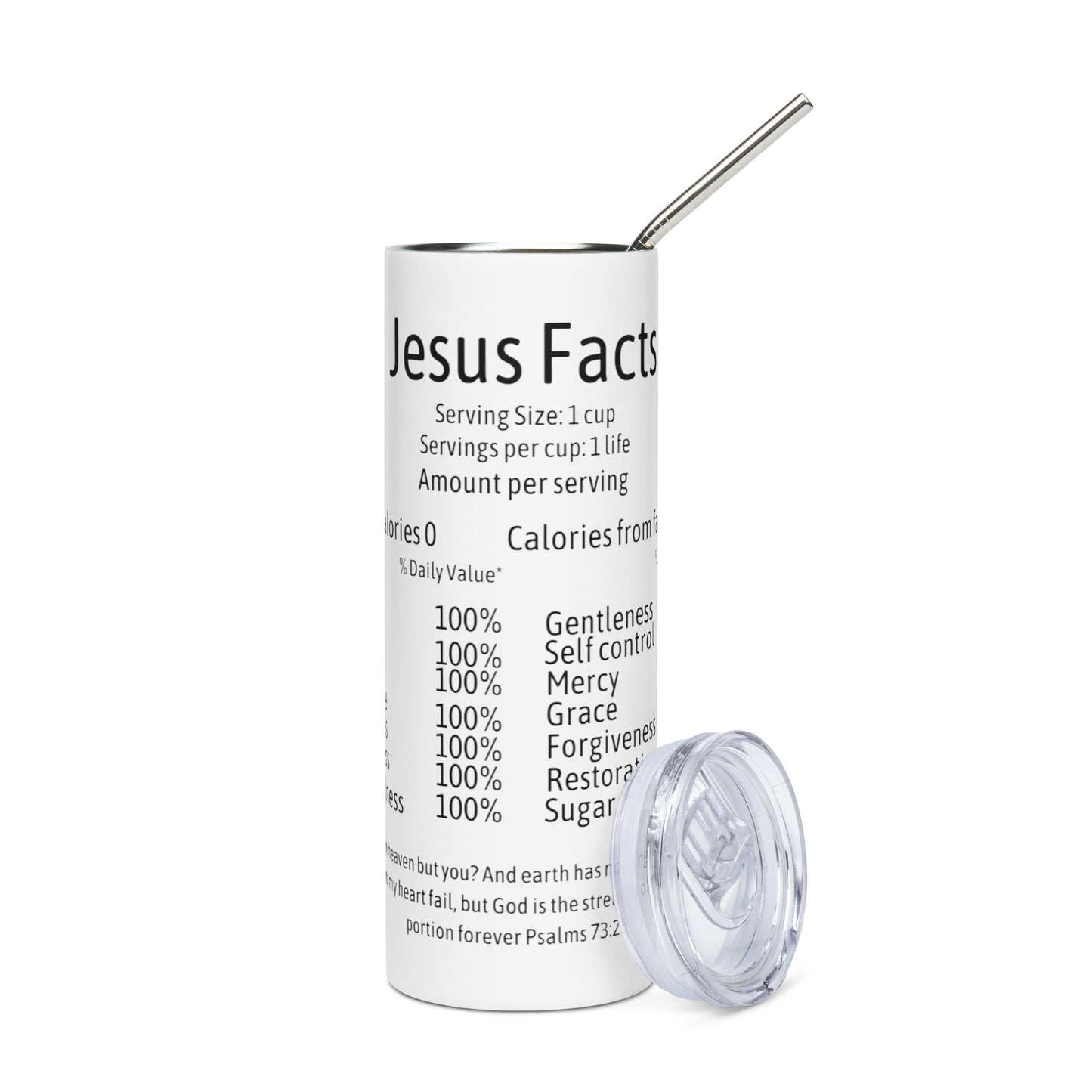 Jesus Facts Stainless Steel Tumbler