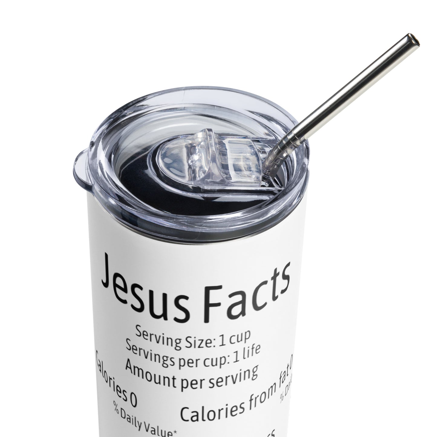 Jesus Facts Stainless Steel Tumbler