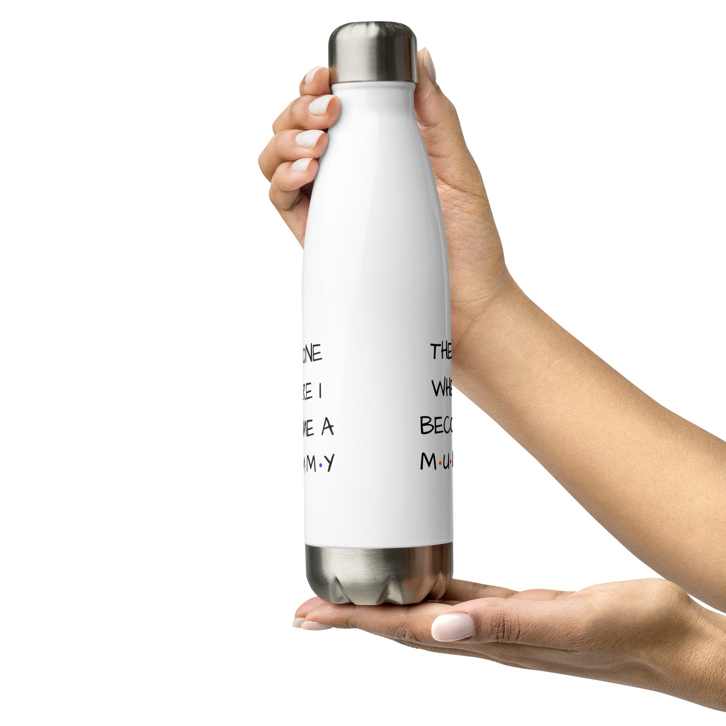 The One Where I Become A Mummy Stainless Steel Water Bottle