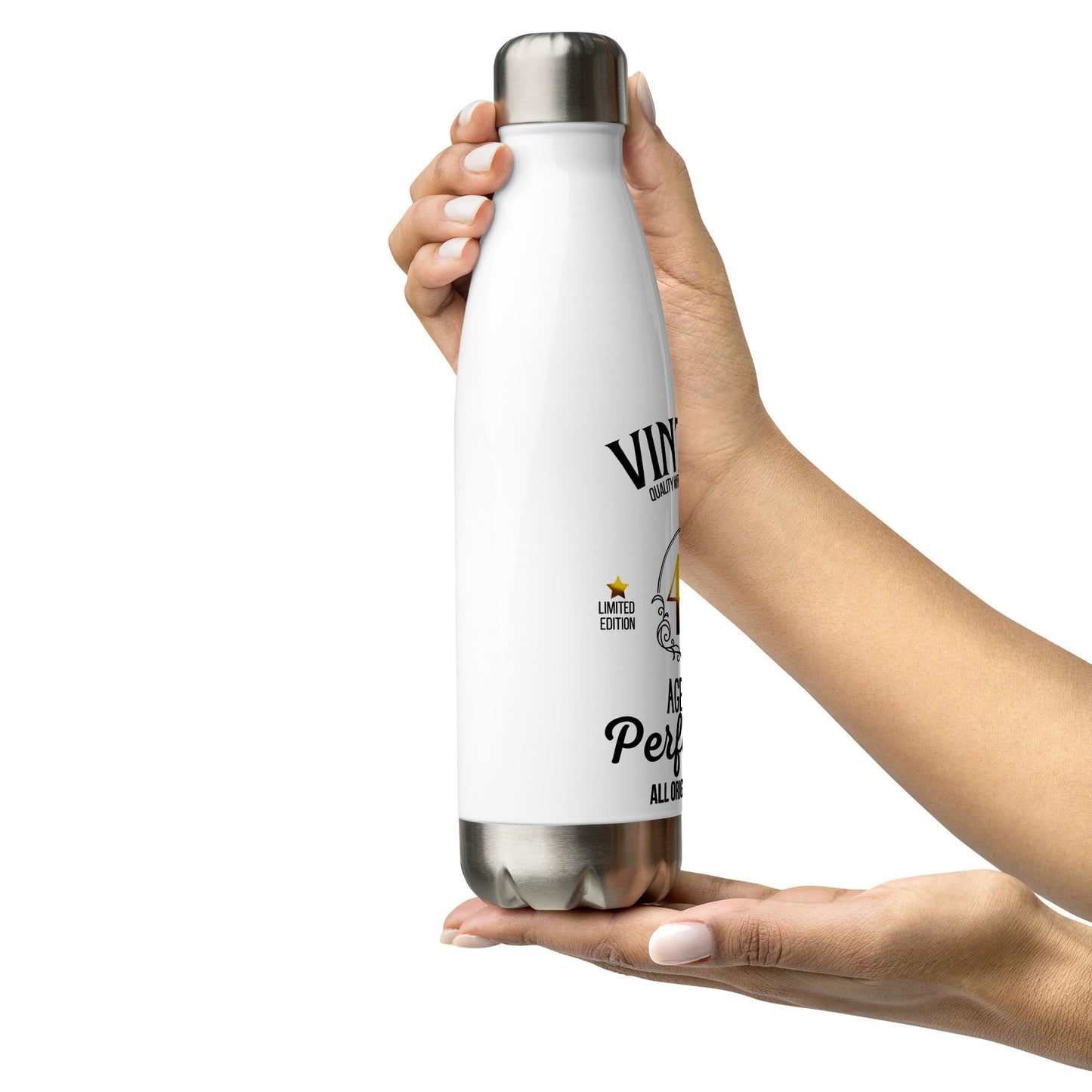 40th Birthday Stainless Steel Water Bottle