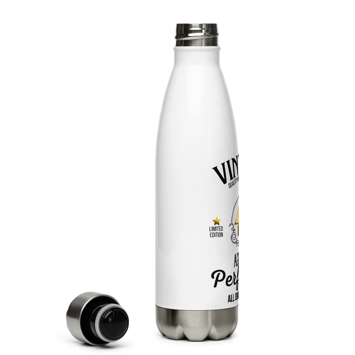 40th Birthday Stainless Steel Water Bottle