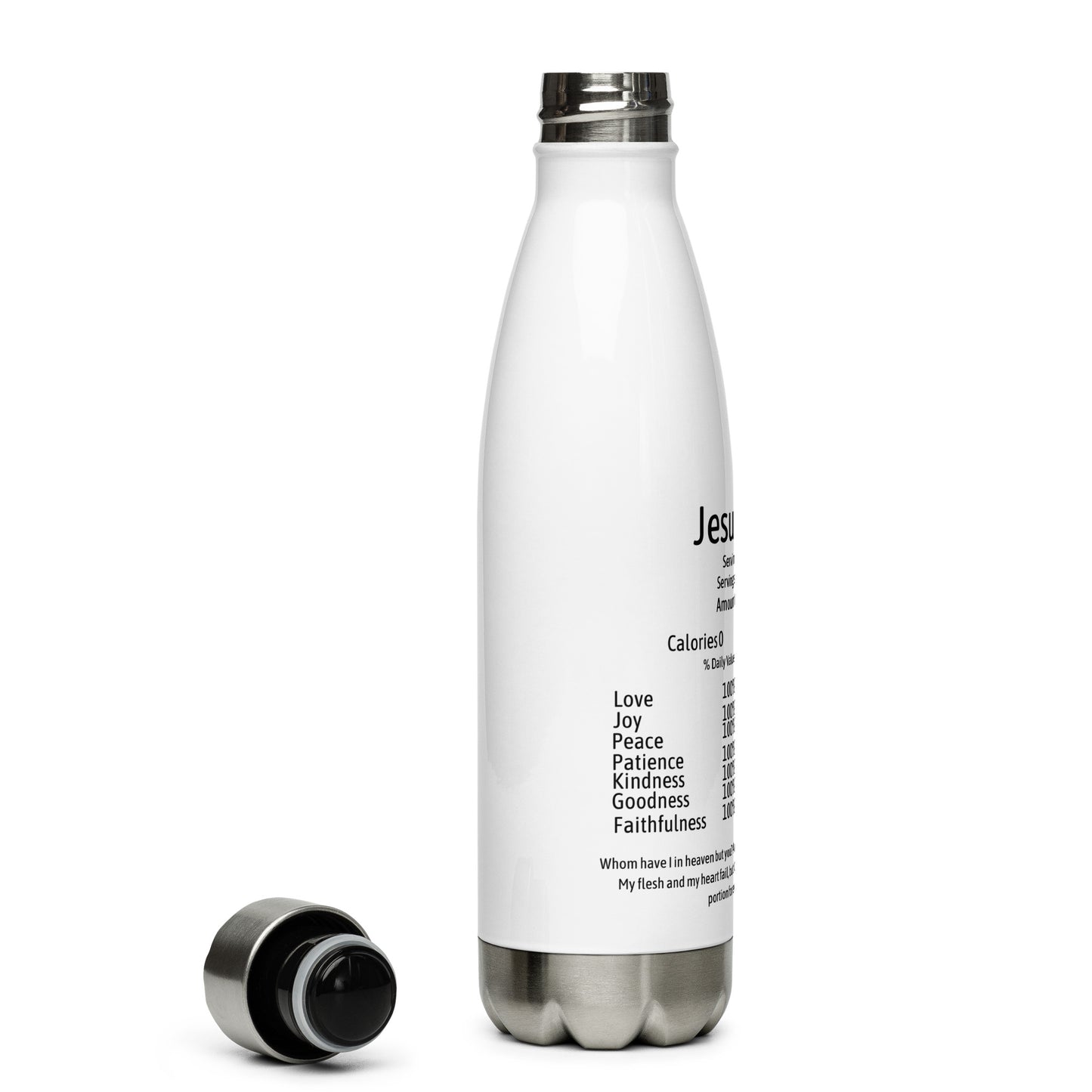 Jesus Facts Stainless Steel Water Bottle