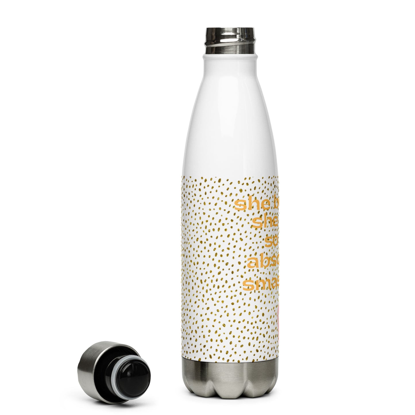 She Believed She Could So She Stainless Steel Water Bottle