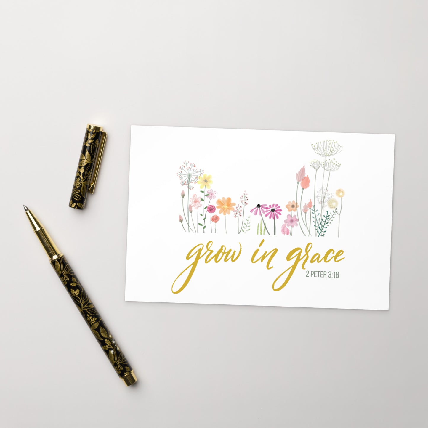 Grow In Grace Standard Postcard