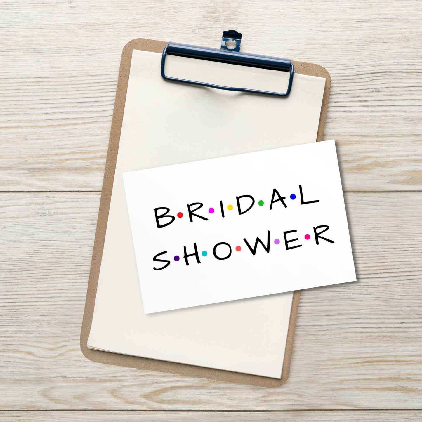 Bridal Shower Postcard