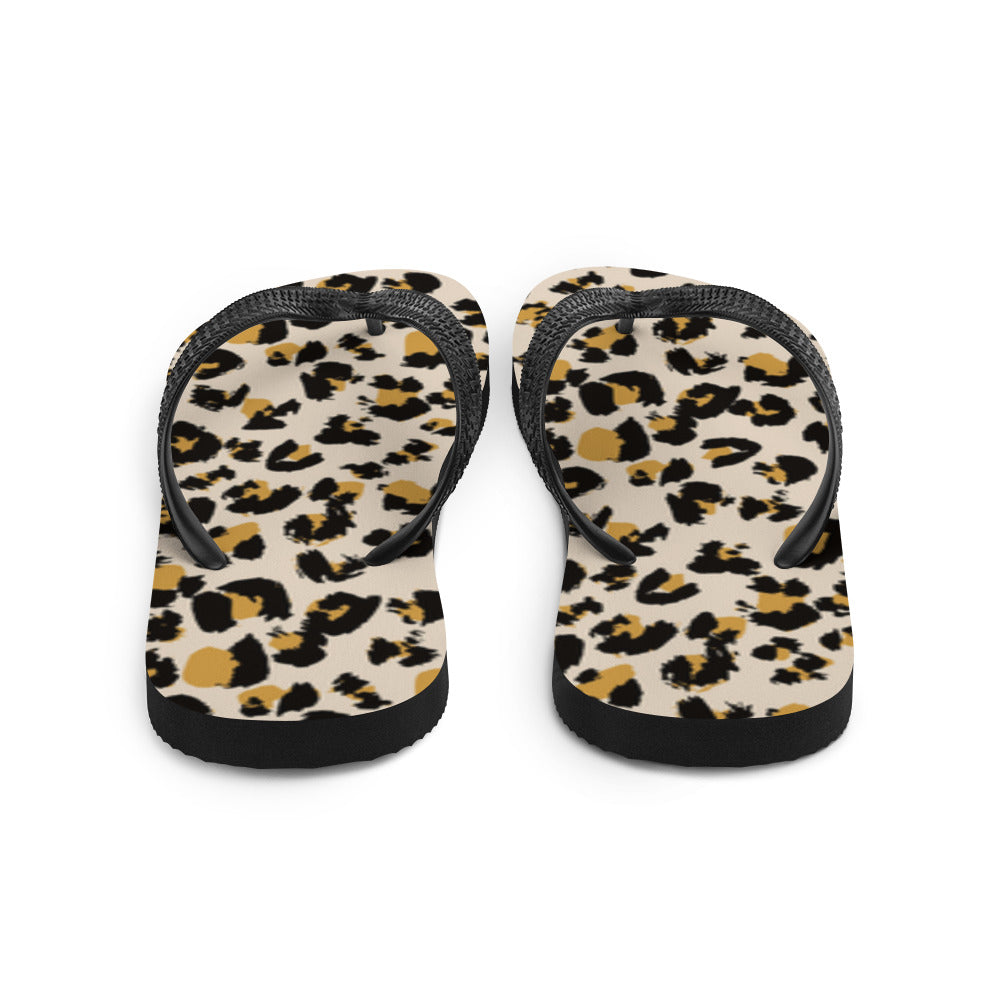 Leopard Flip-Flops