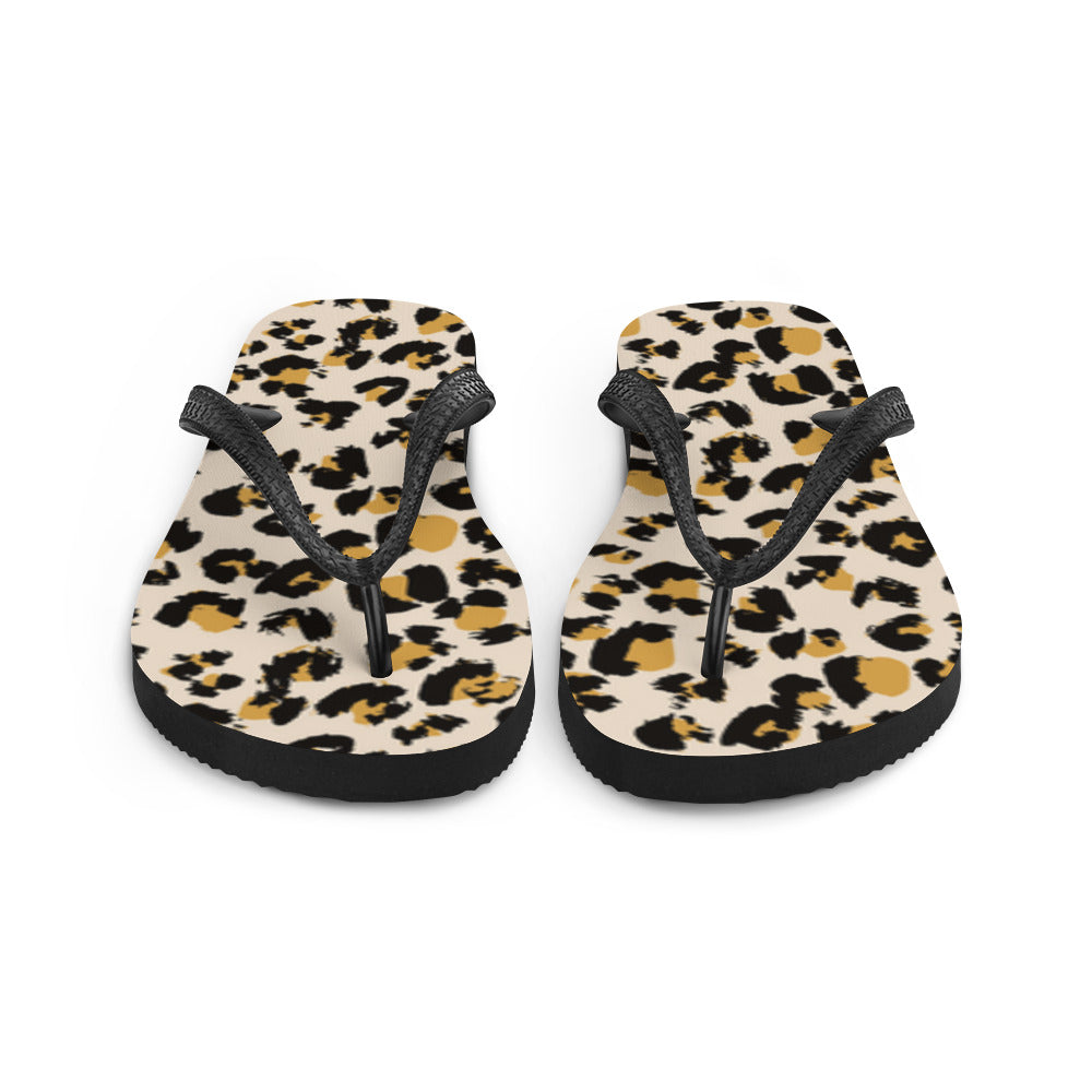 Leopard Flip-Flops