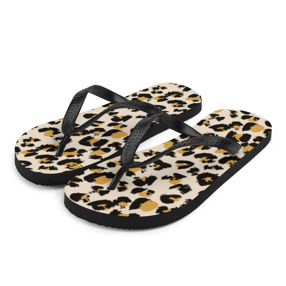 Leopard Flip-Flops