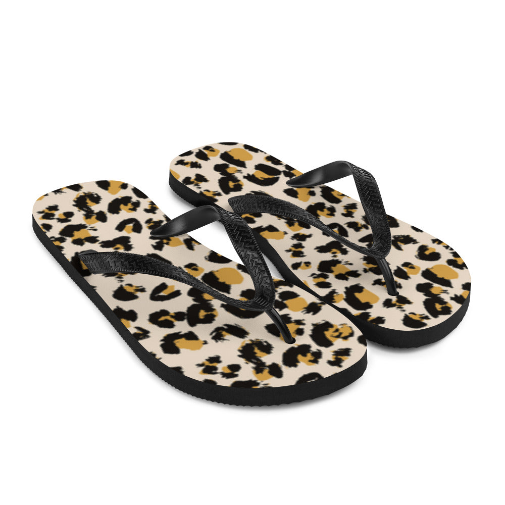 Leopard Flip-Flops