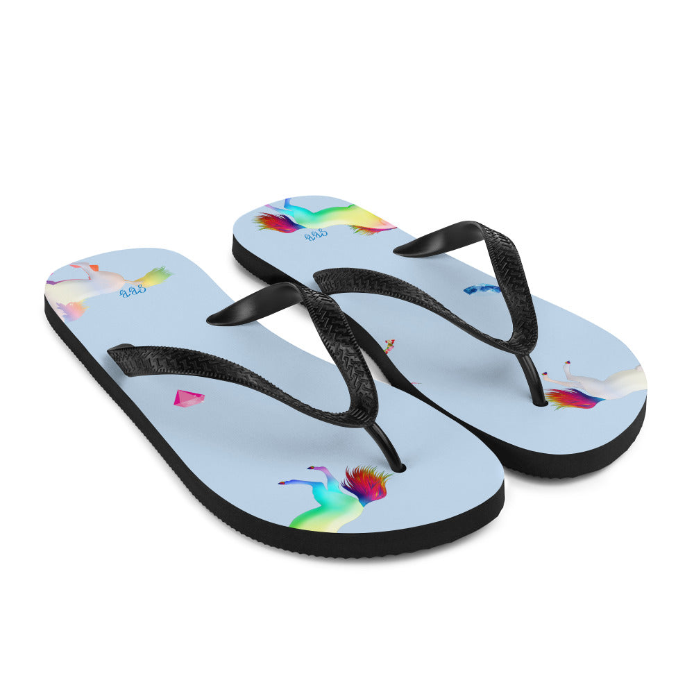 Unicorn Flip-Flops