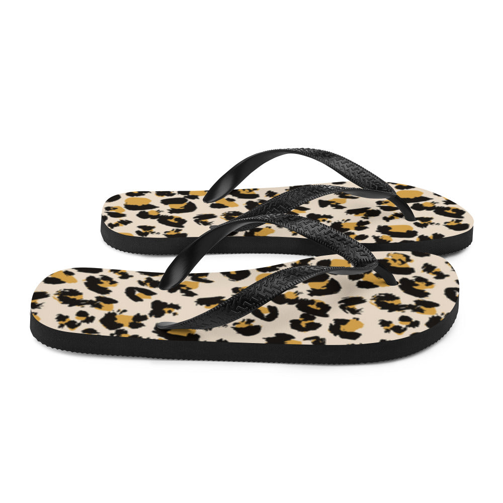 Leopard Flip-Flops