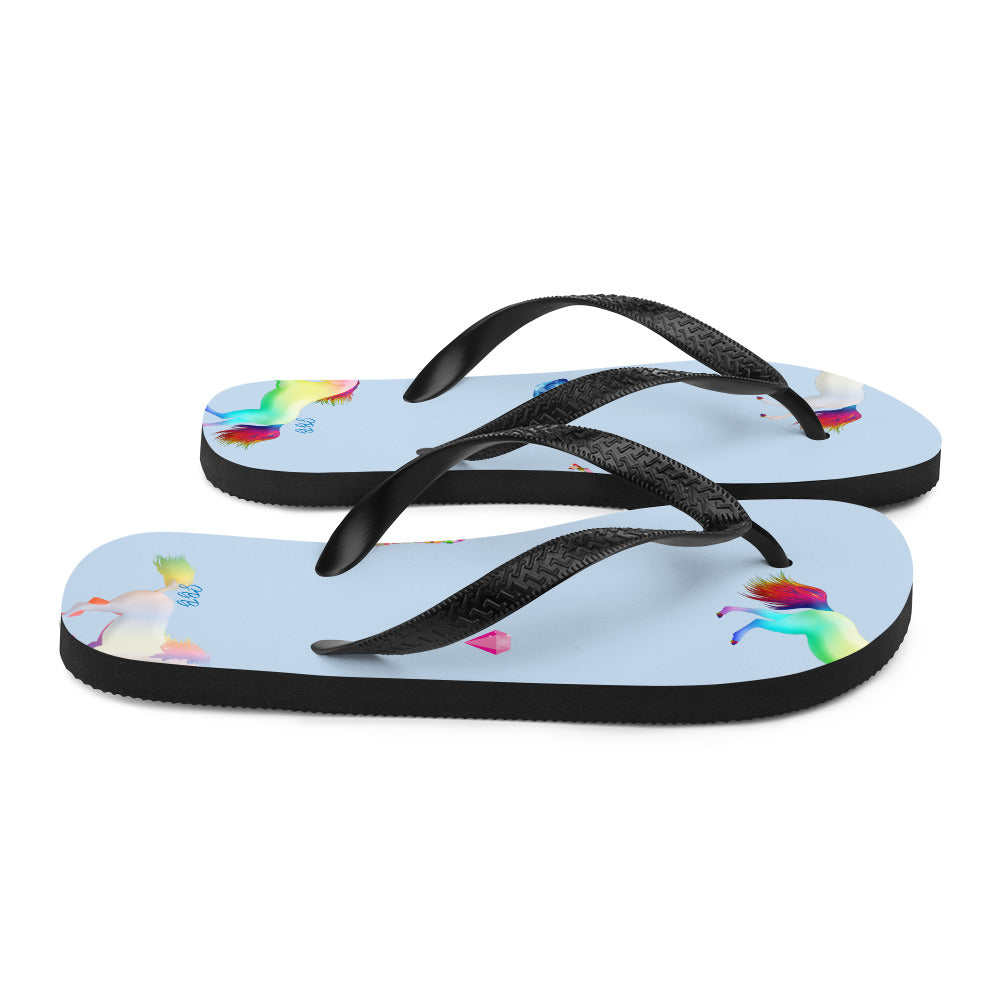 Unicorn Flip-Flops