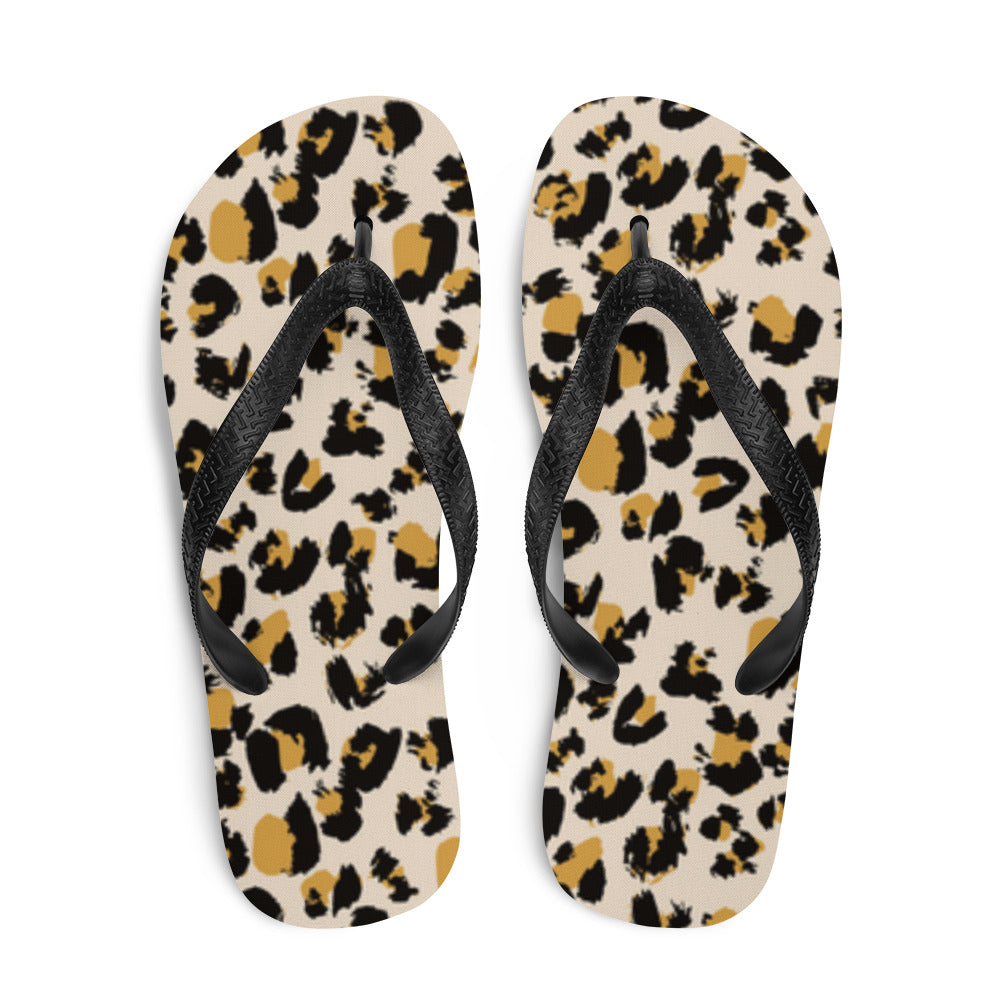 Leopard Flip-Flops