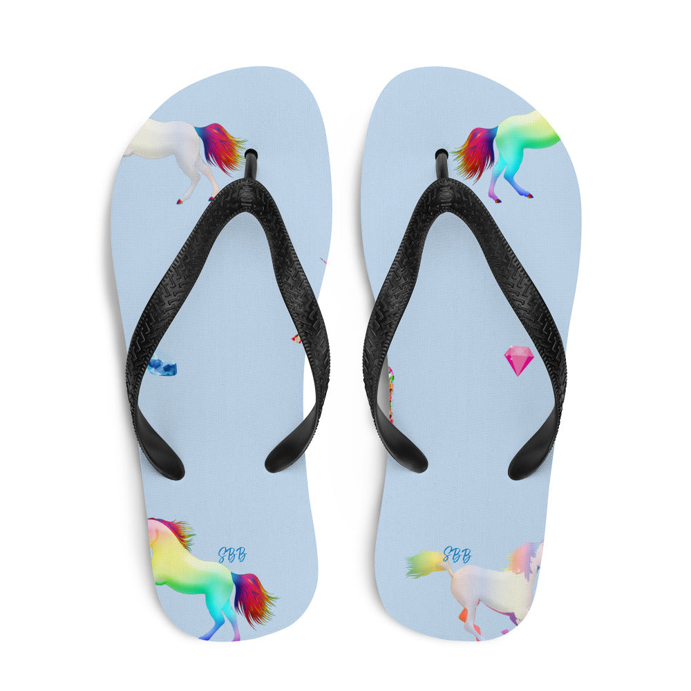 Unicorn Flip-Flops