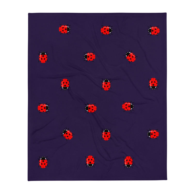 Ladybird Throw Blanket