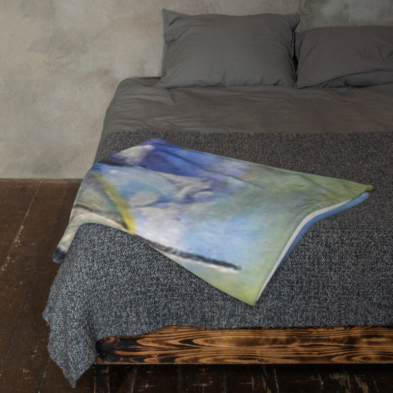 Art Print History Of Rivers State Throw Blanket