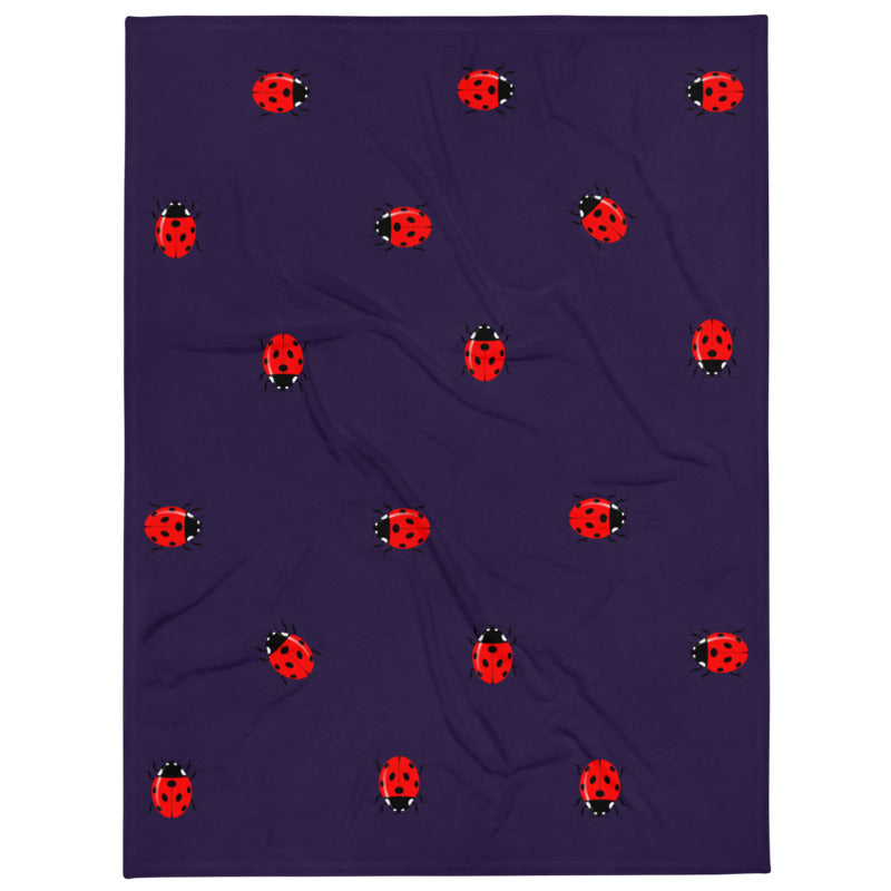 Ladybird Throw Blanket