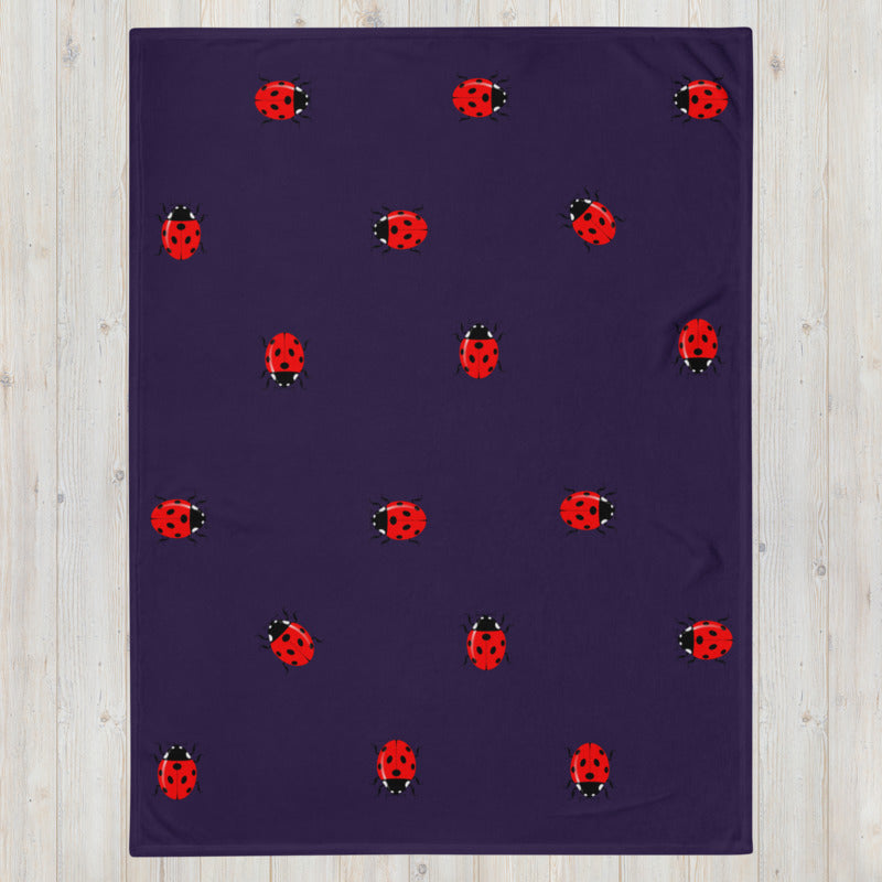 Ladybird Throw Blanket