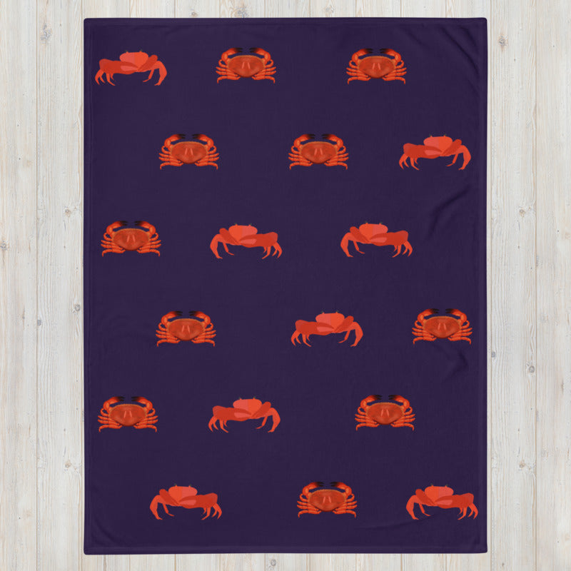 Crab Throw Blanket