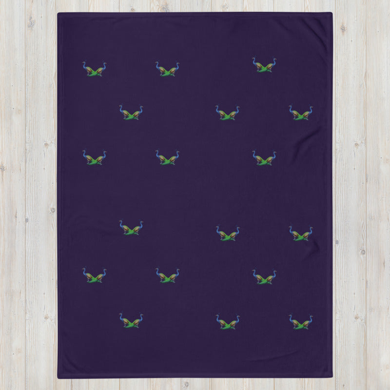 Peacock Throw Blanket