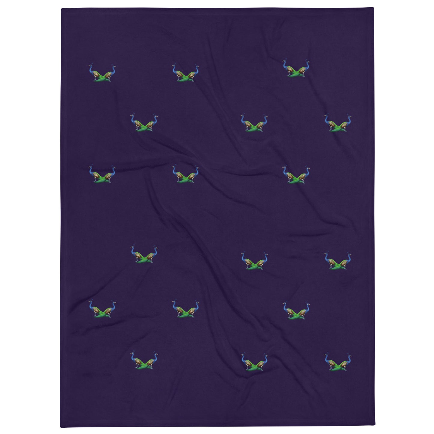 Peacock Throw Blanket