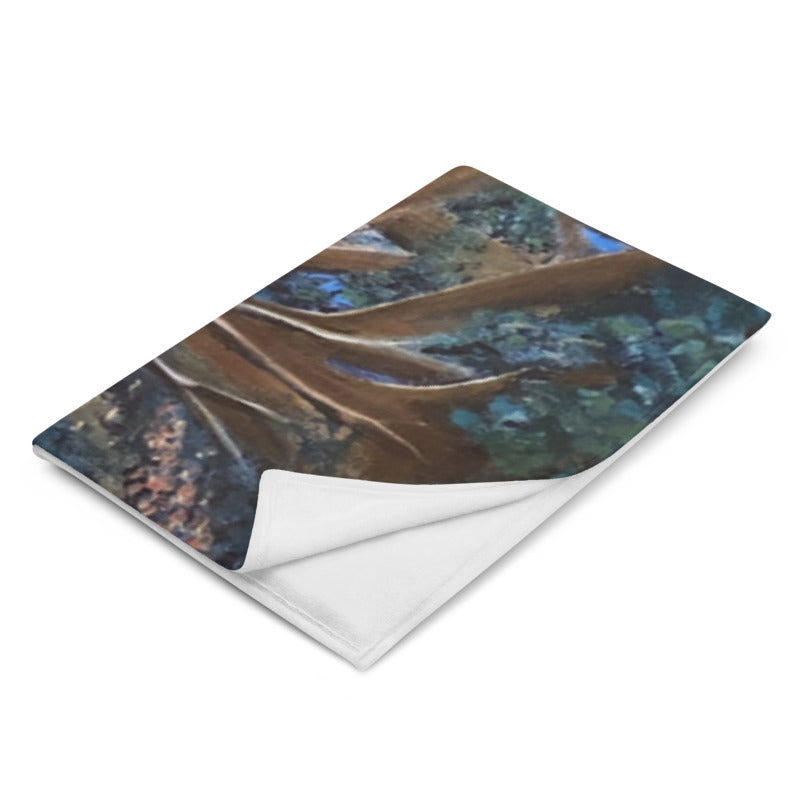 Art Print Stream Crossing Throw Blanket