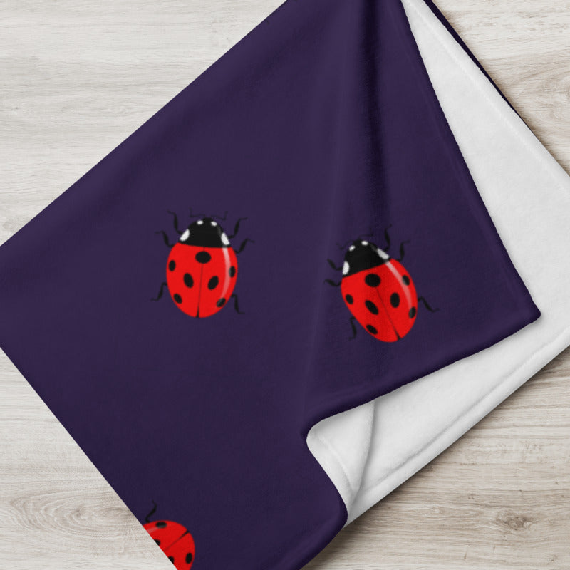 Ladybird Throw Blanket