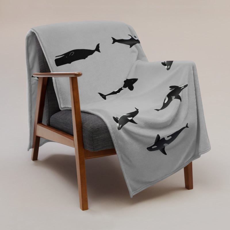 Whale Throw Blanket