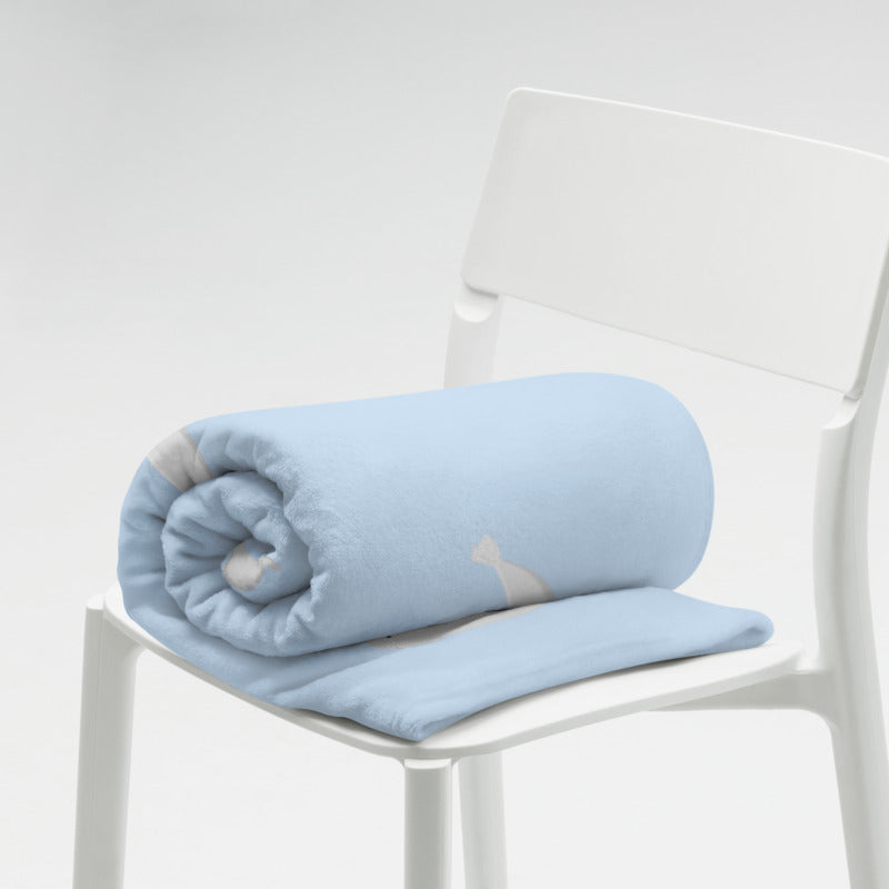 Beluga Whale Throw Blanket