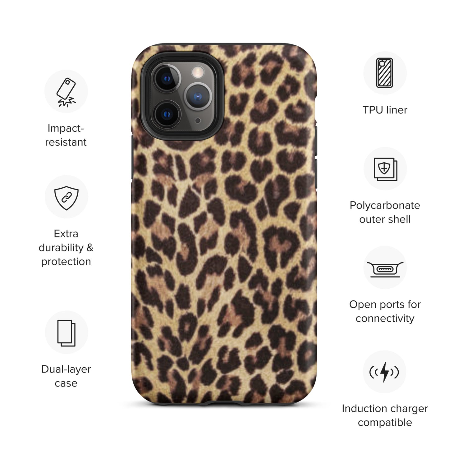 Leopard Tough iPhone Case