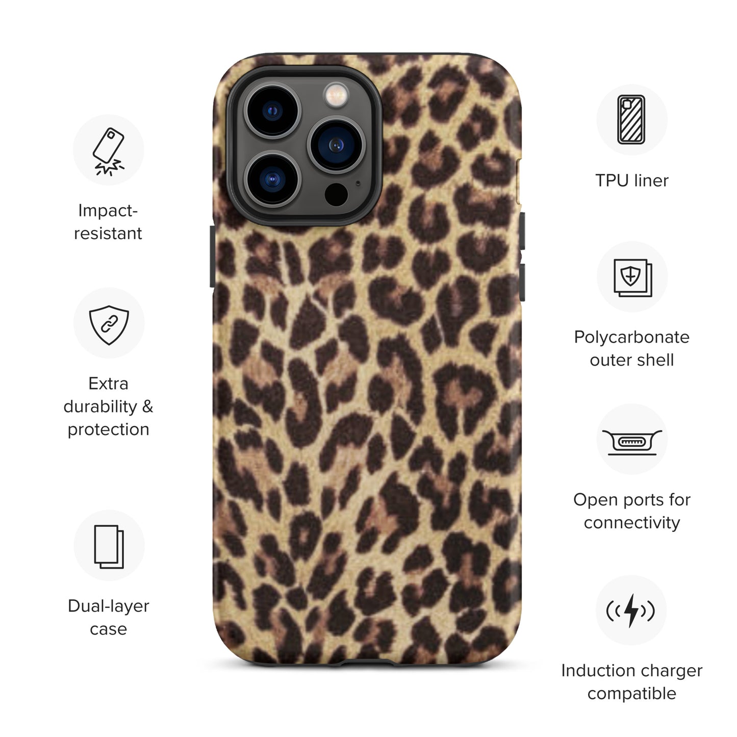 Leopard Tough iPhone Case