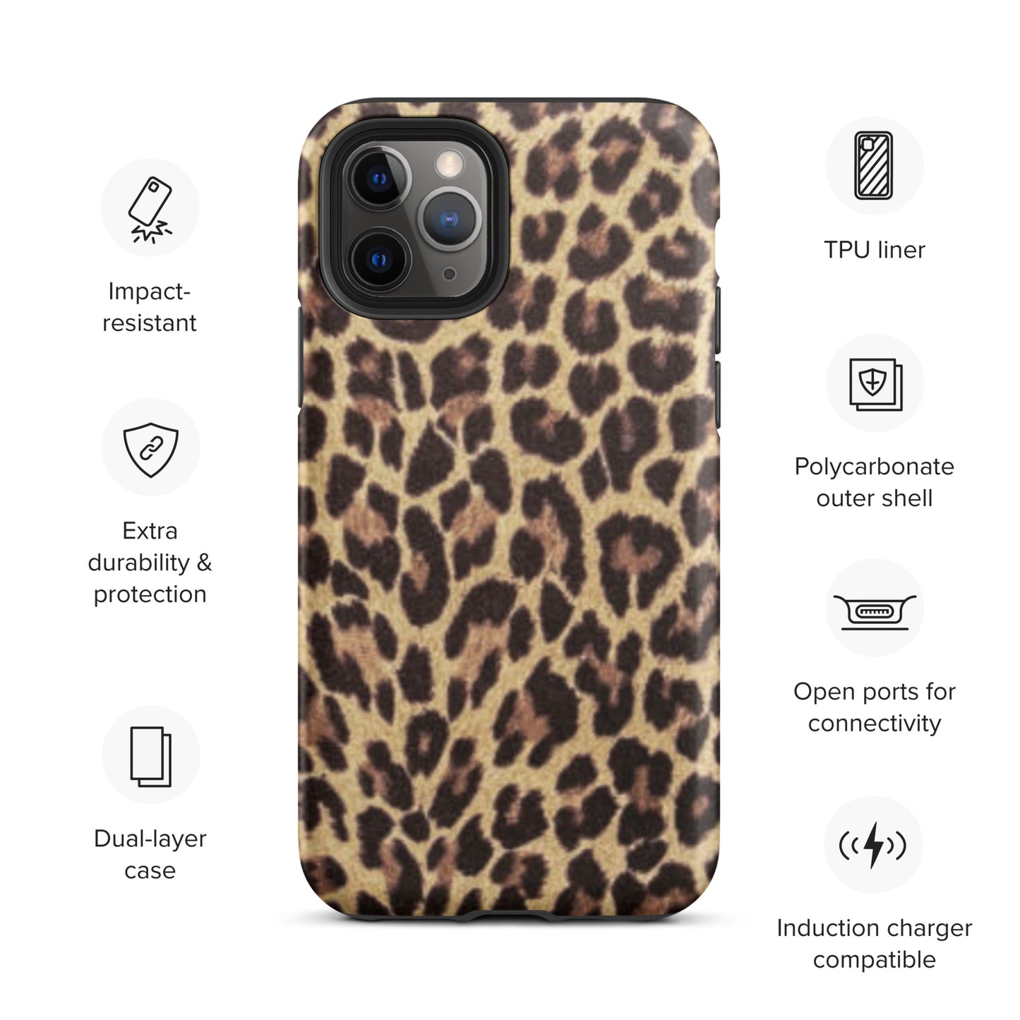 Leopard Tough iPhone Case