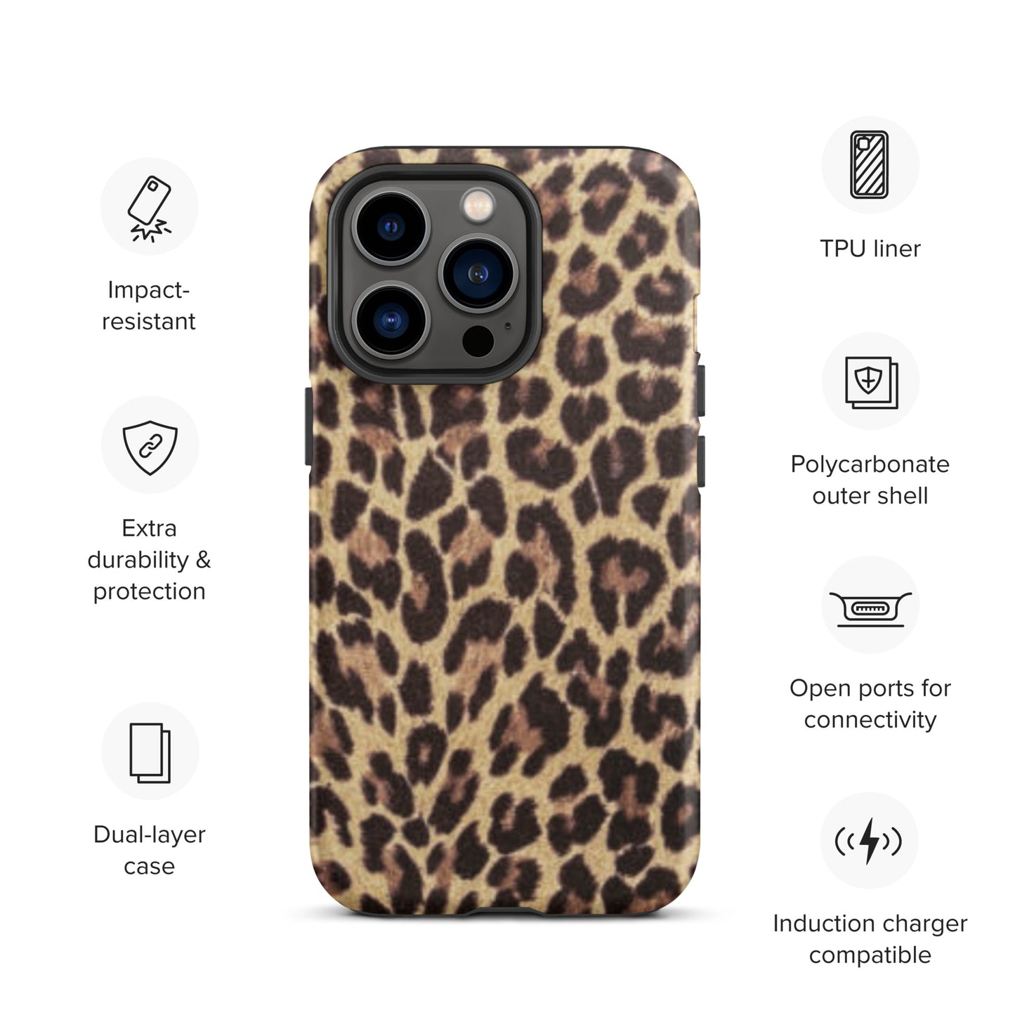 Leopard Tough iPhone Case