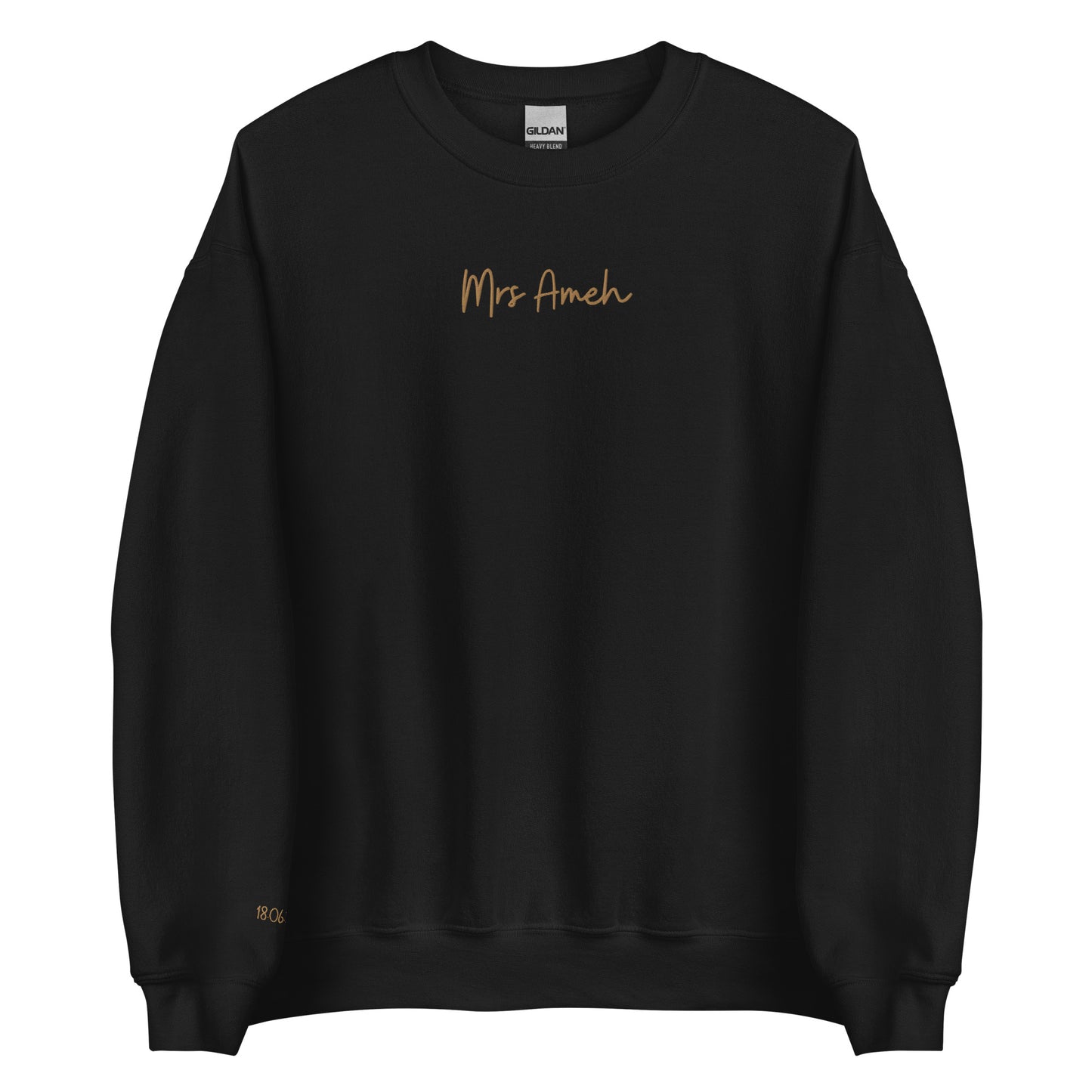 Personalised Mrs Embroidered Sweatshirt