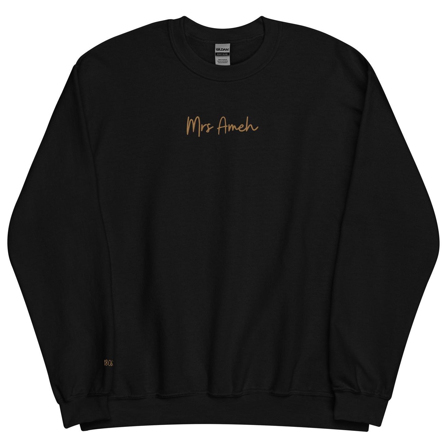 Personalised Mrs Embroidered Sweatshirt