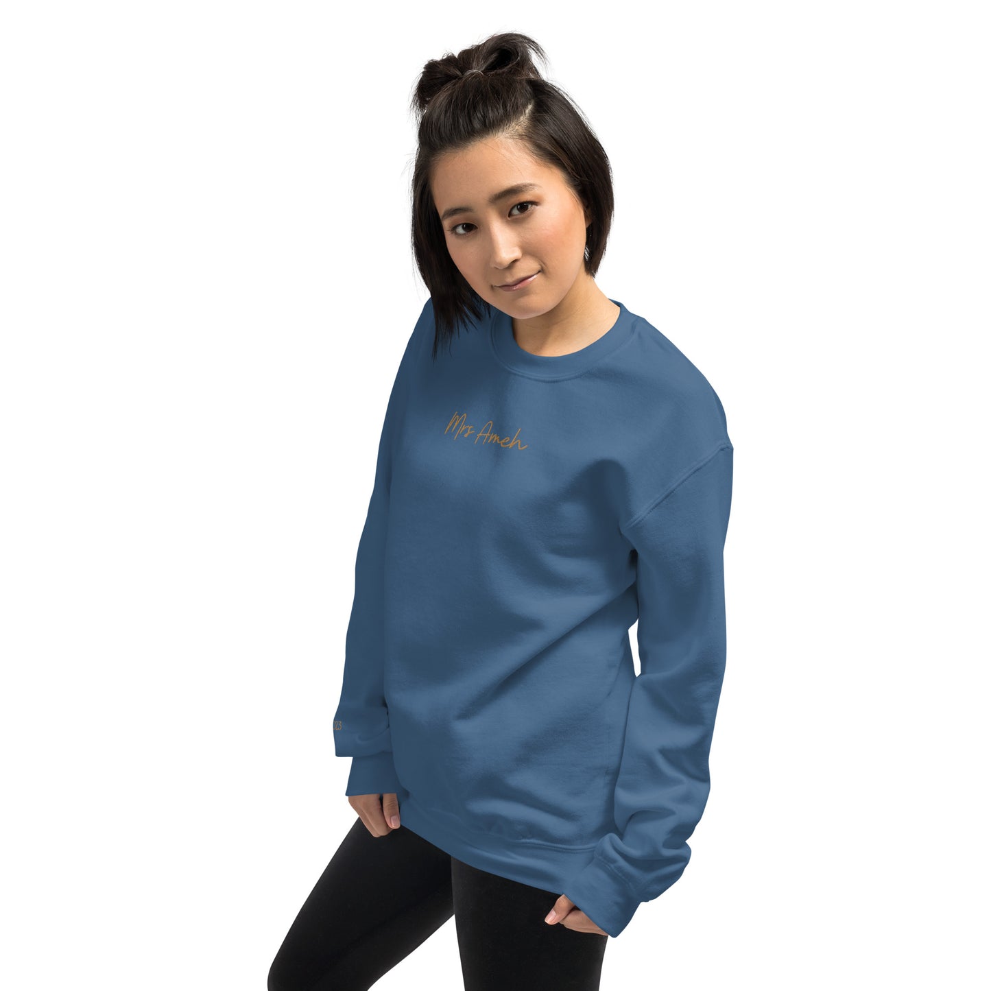 Personalised Mrs Embroidered Sweatshirt