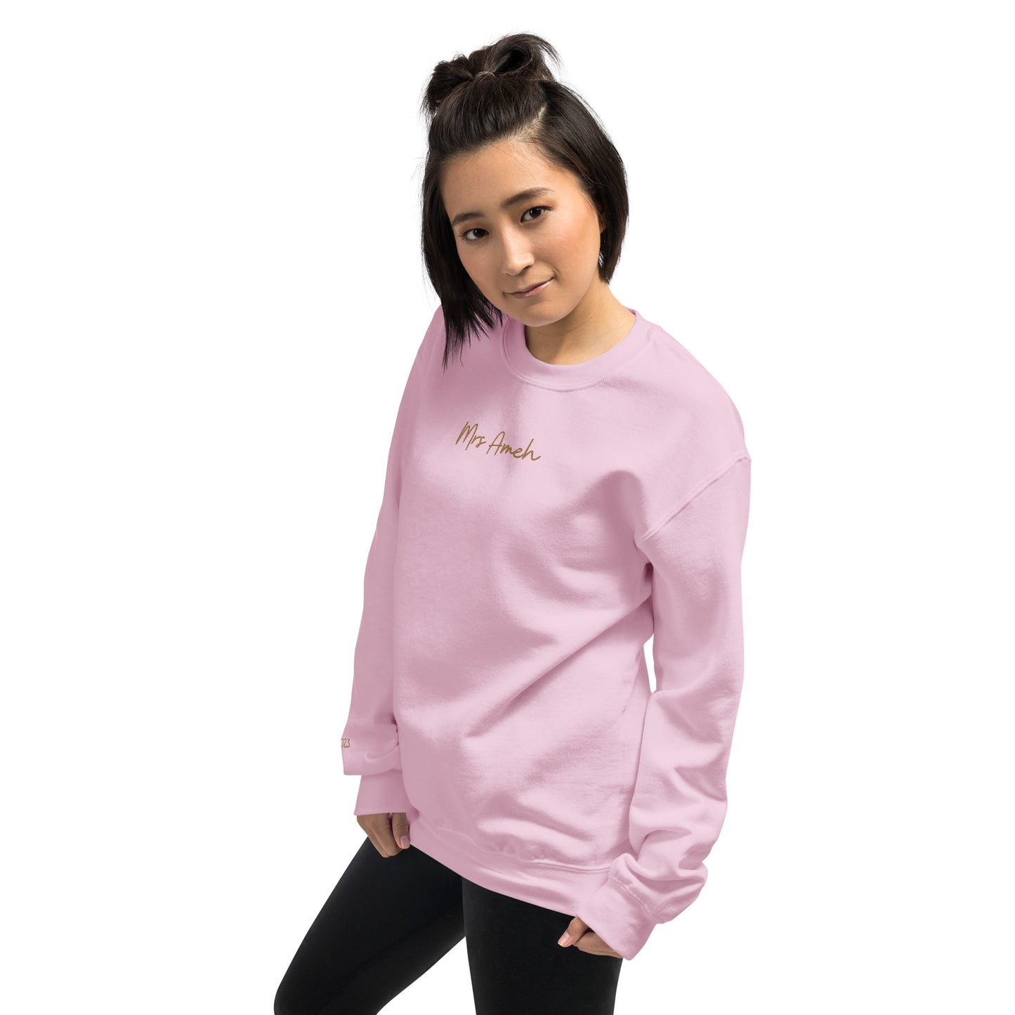 Personalised Mrs Embroidered Sweatshirt