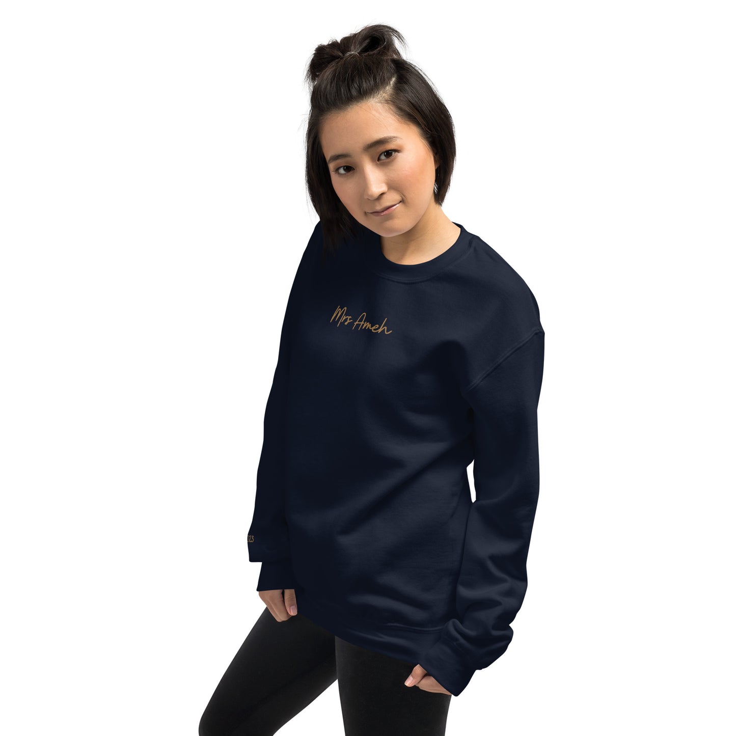 Personalised Mrs Embroidered Sweatshirt