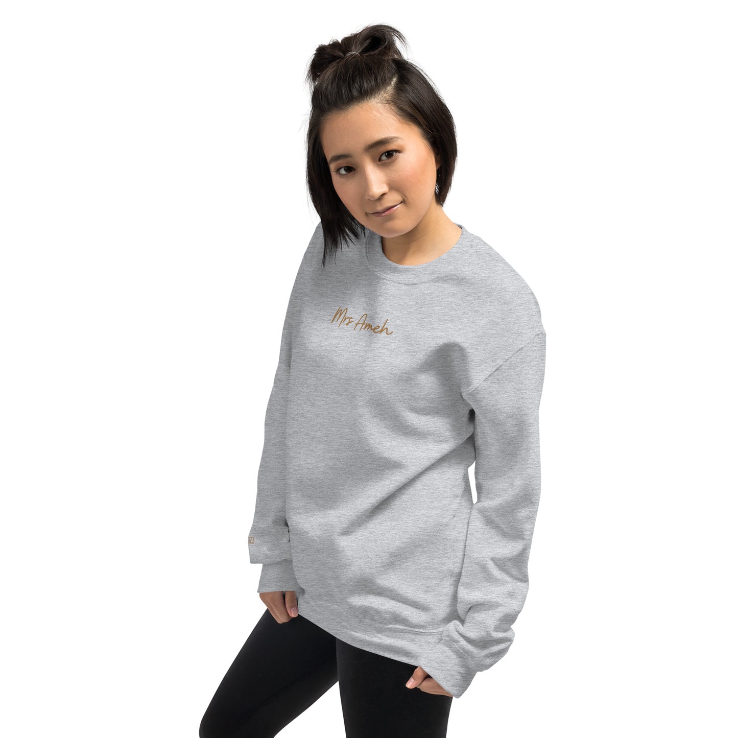 Personalised Mrs Embroidered Sweatshirt