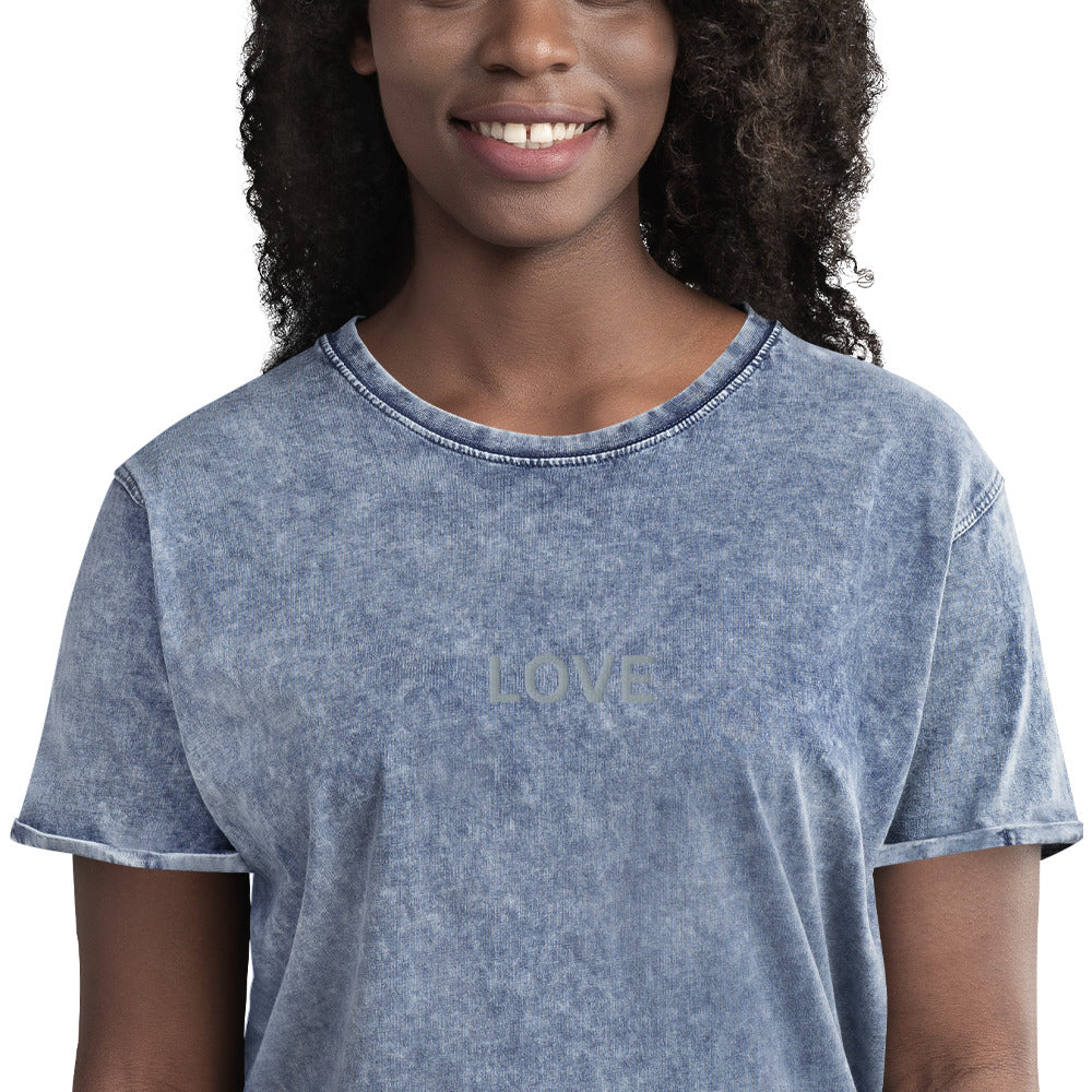 Love Denim T-Shirt Unisex